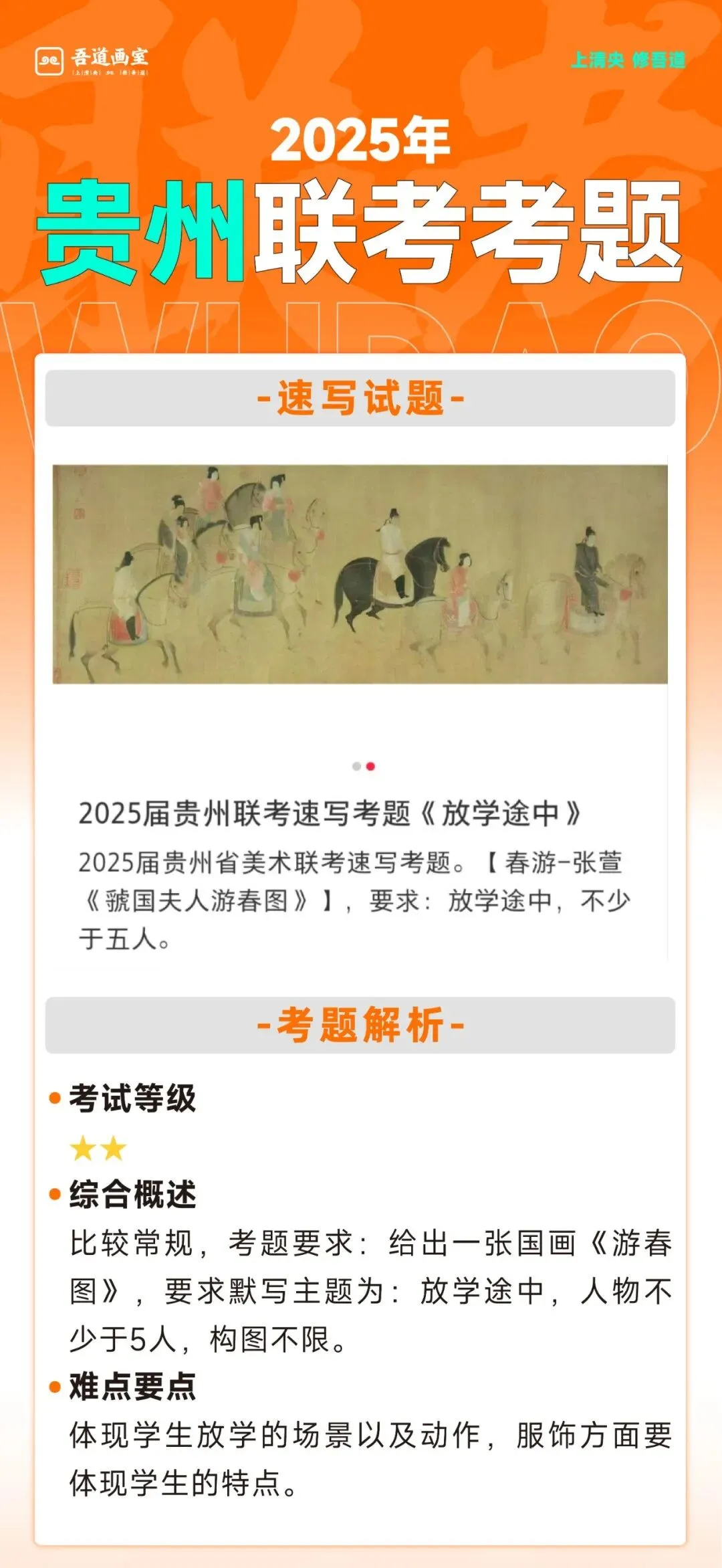 2025届各省美术统考真题 & 范画全汇总 第37张