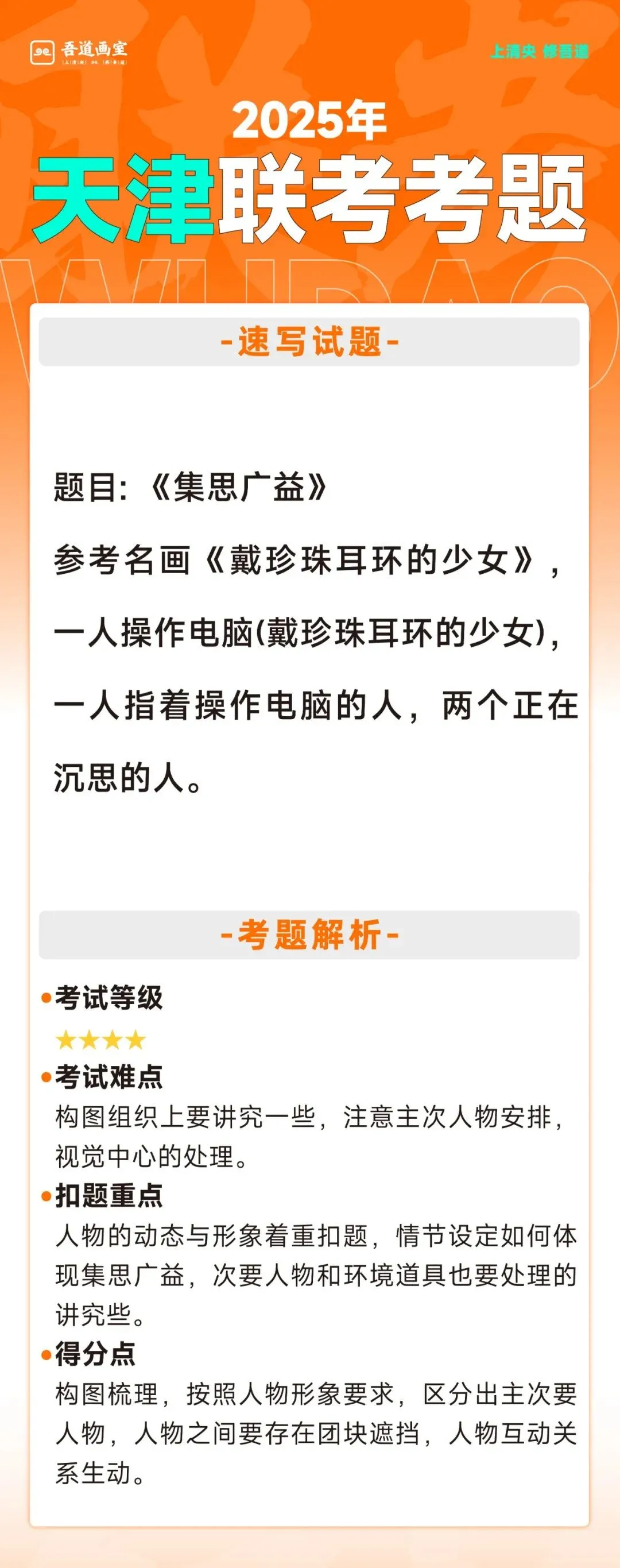 2025届各省美术统考真题 & 范画全汇总 第133张