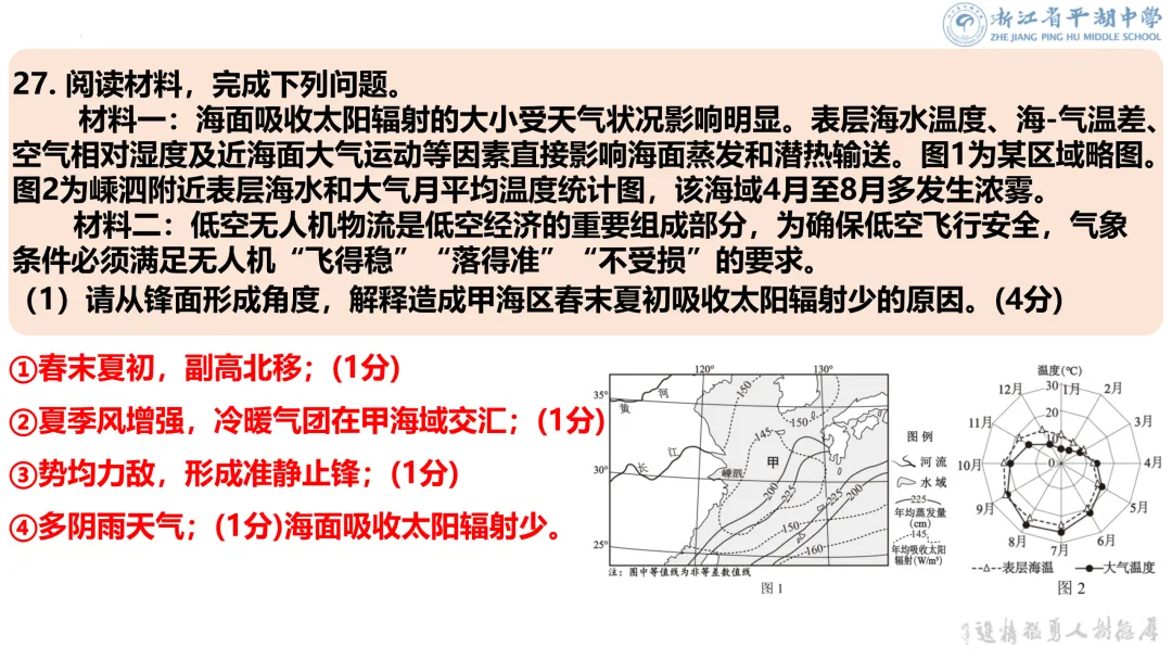 2026届高考地理二轮复习讲题——高考真题精讲:AI 助力拆解核心逻辑链 第11张