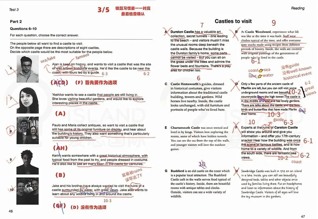 真题实战复盘!PET 阅读 P2 技巧拆解总结 第3张