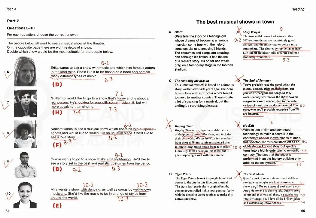 真题实战复盘!PET 阅读 P2 技巧拆解总结 第4张