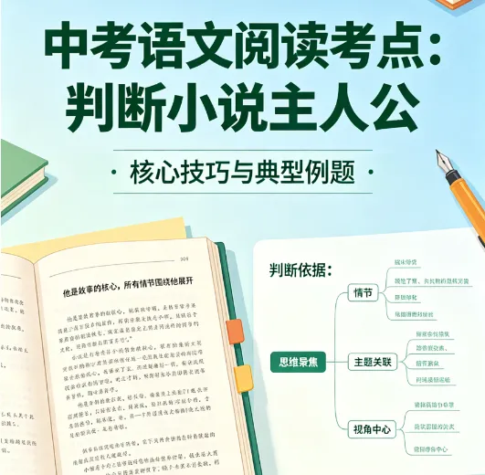 中考阅读 6 分大题:谁才是小说真正的主人公——七年级期中真题 + 满分答题模板精讲 第1张