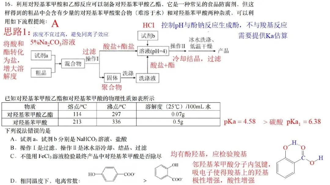 2026年4月天域名校协作体化学试卷解析与讲评 第26张
