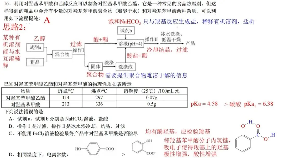 2026年4月天域名校协作体化学试卷解析与讲评 第27张
