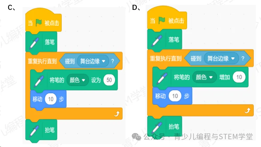 【真题练习】2026信息素养大赛图形化Scratch 练习卷03-04套题型及答案解析 第29张