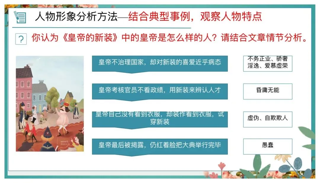 中考阅读人物形象分析这样讲太赞了! 第9张