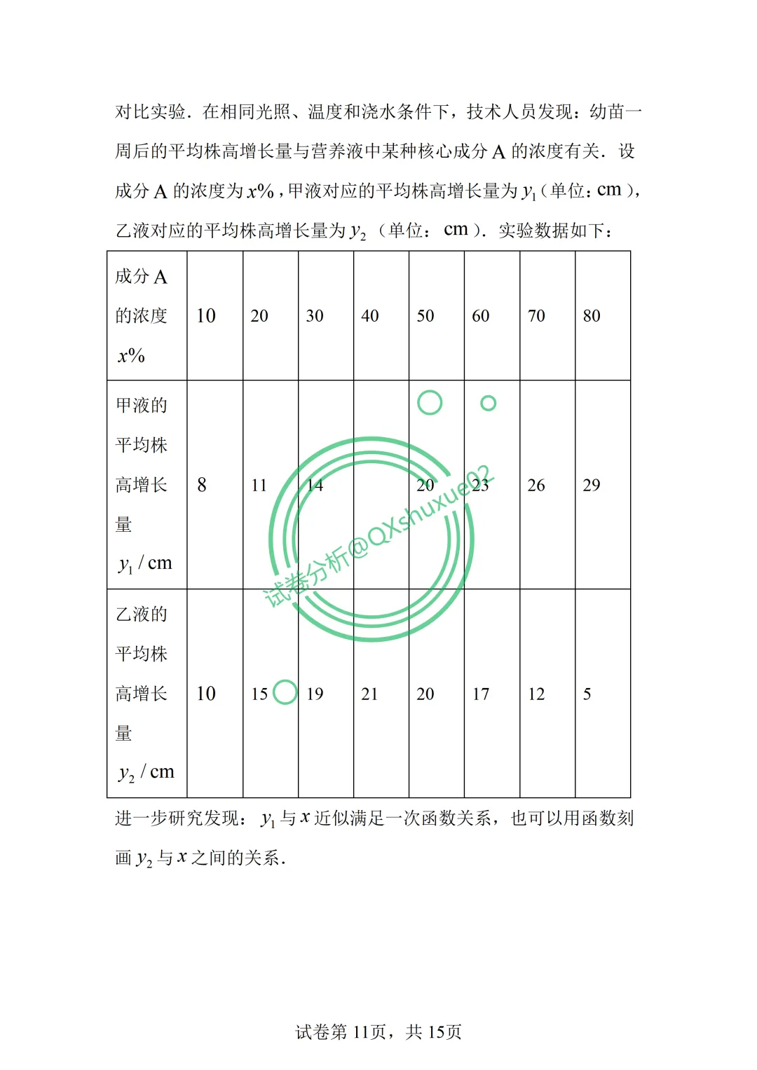 2026八下期中·北京清华附中数学真题 第12张