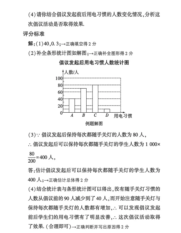 中考数学评分标准 第20张