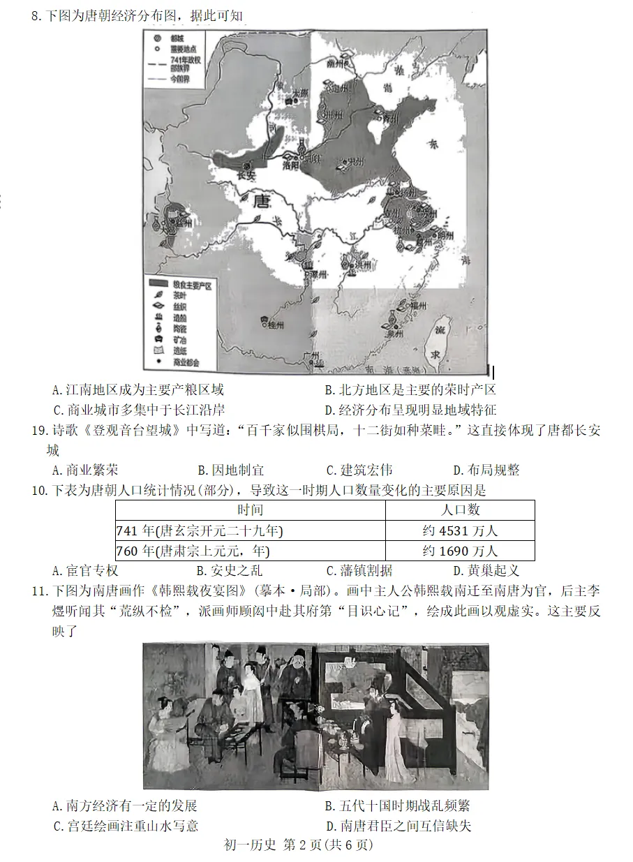 最新汇总!张家港初一初二期中统考全科试卷出炉! 第19张