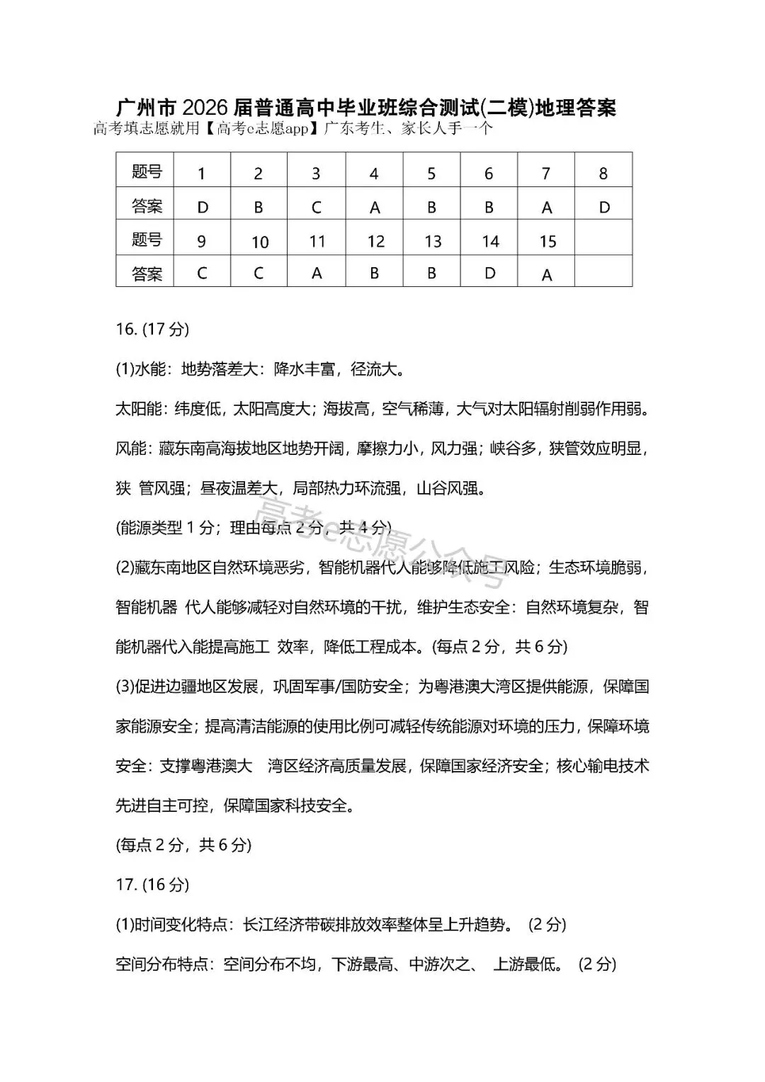 10科齐!广州二模真题+答案汇总 第91张