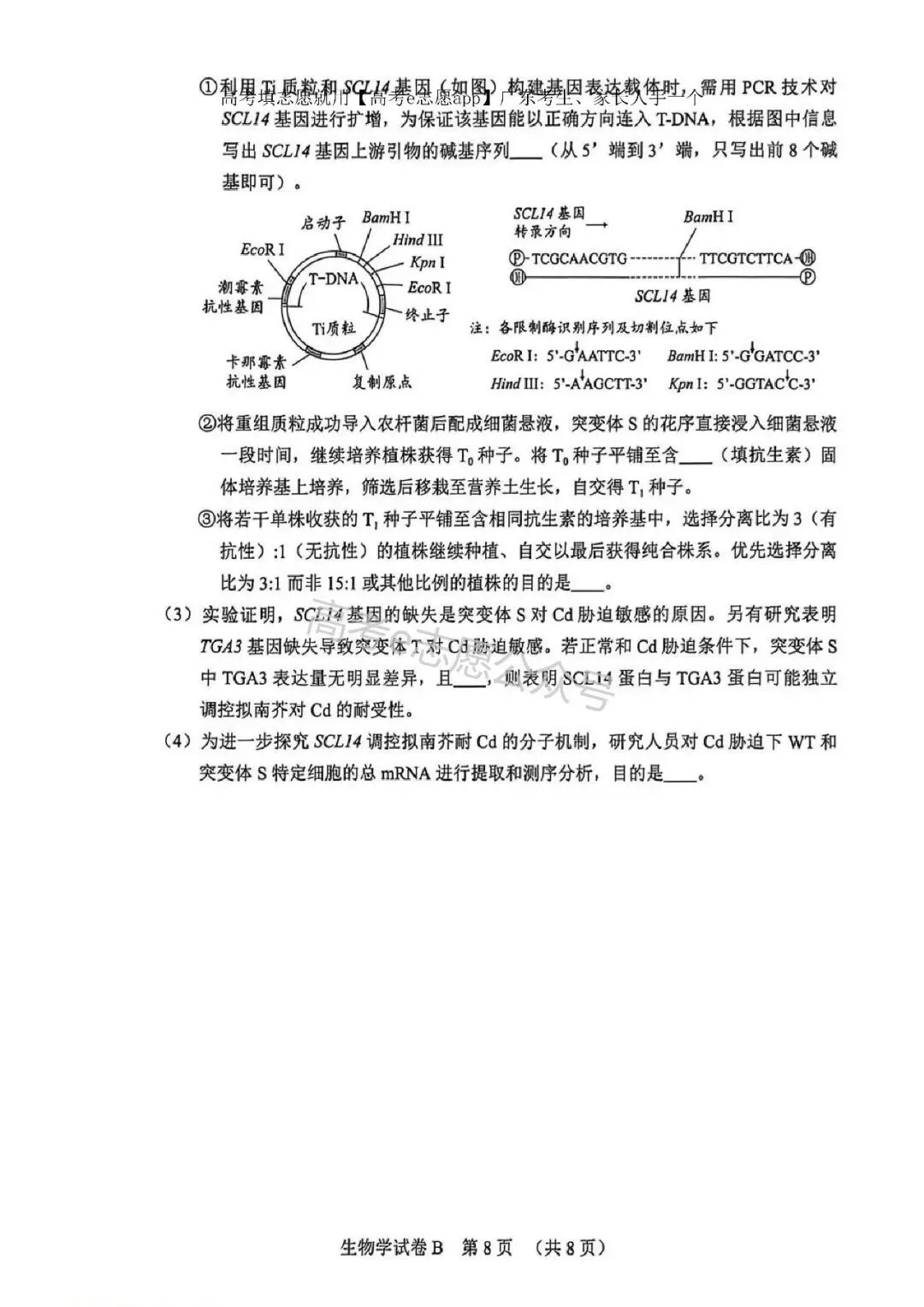 10科齐!广州二模真题+答案汇总 第100张