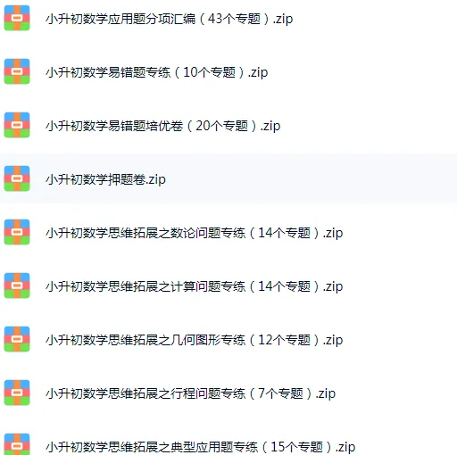 小升初数学|26春数学资料合集|真题模拟 + 专题精讲 重难点突破 易错题 知识点总结 冲刺打卡(完整电子版可打印) 第4张