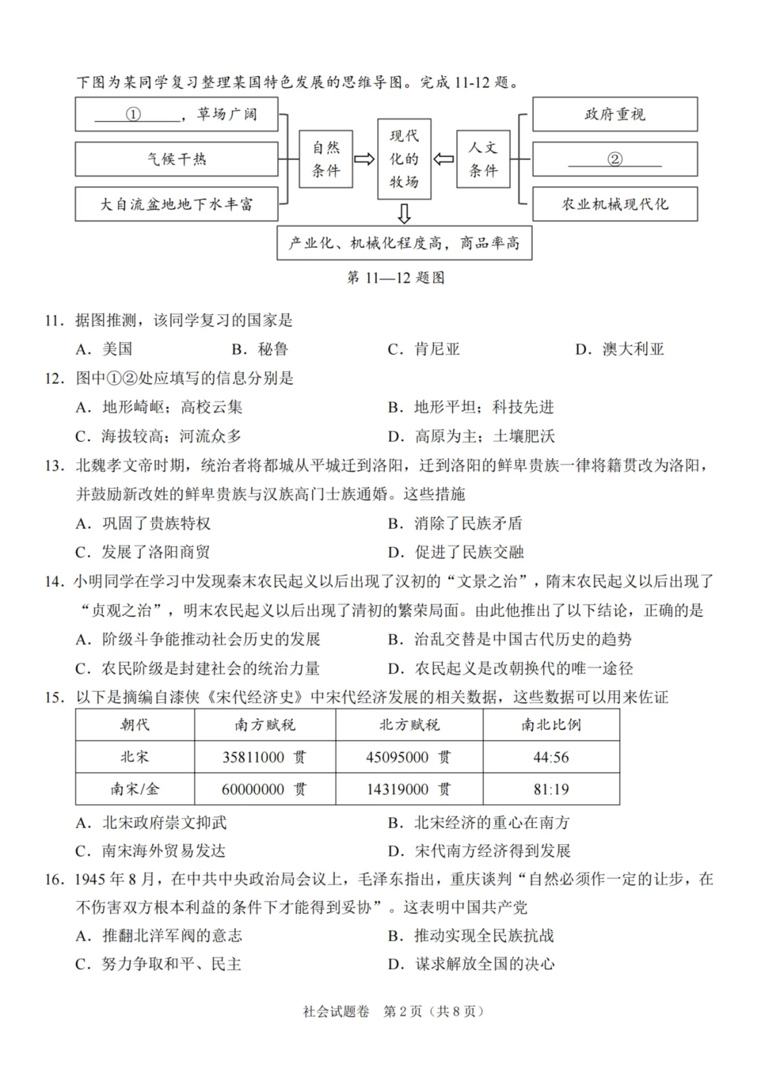 26年绍兴中考一模试卷与答案已出! 第20张