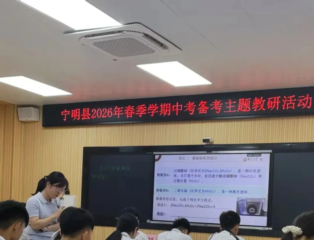 以研促教明方向,凝心聚力备中考——南宁市第二中学赴宁明县宁明中学开展备考研讨主题教研活动 第16张