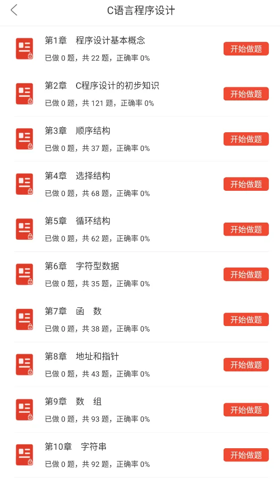 全国计算机二级C语言程序设计题库,历年真题+章节习题库+模拟试卷 第4张