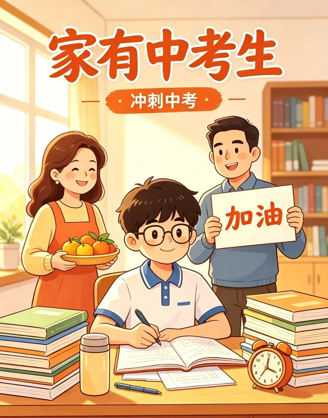 中考在即,孩子却“佛系”备考:好的亲子教育,是互相成全,而非彼此消耗 第1张