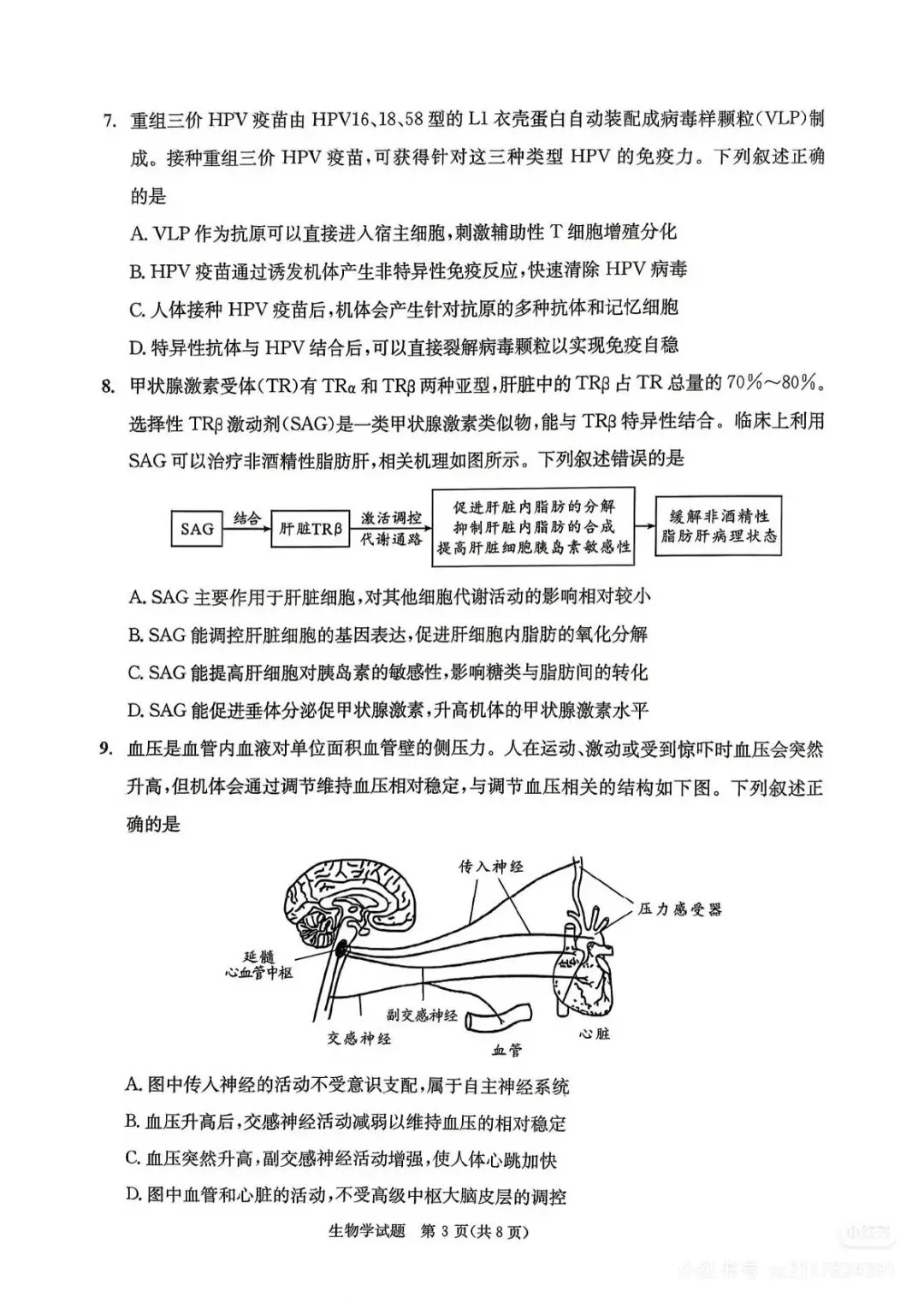 估分/复盘必备!2026届成都三诊九科试卷及答案解析(全)!简单,没有一二诊难! 第6张