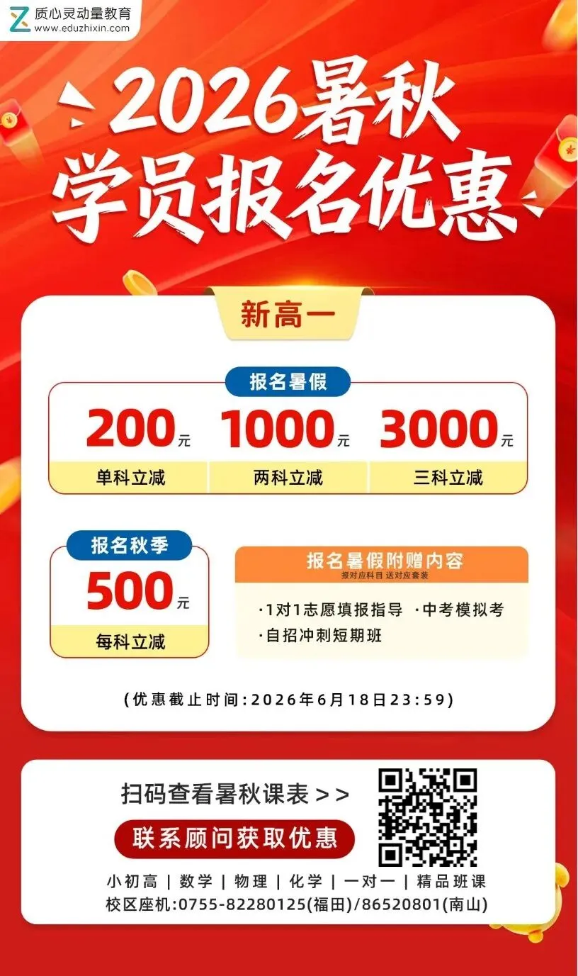 2026深圳龙华/盐田/南二外等多区中考二模真题+答案汇总 第24张