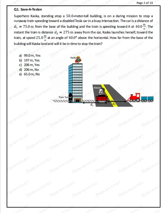 【预约领取】2026年SIN物理竞赛真题&答案解析! 第3张
