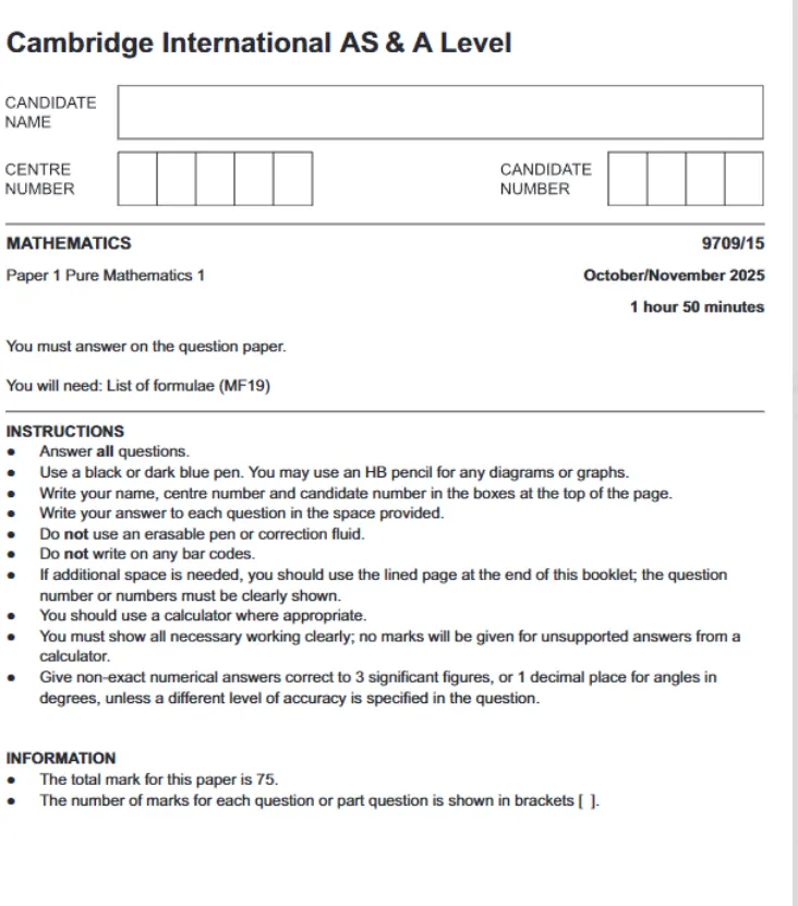 【免费领取】超全Alevel三大考试局真题(数物化生等) 第3张