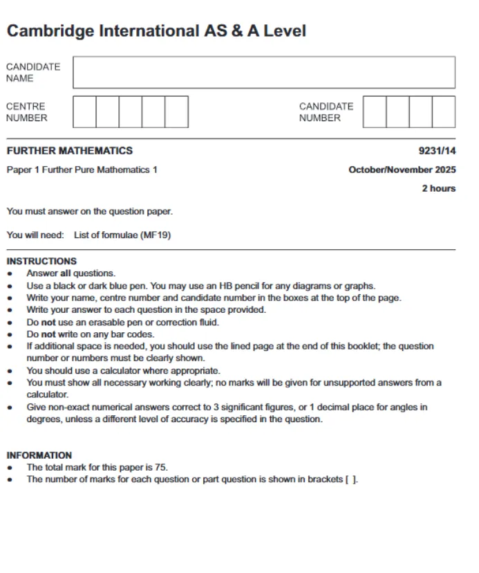 【免费领取】超全Alevel三大考试局真题(数物化生等) 第5张
