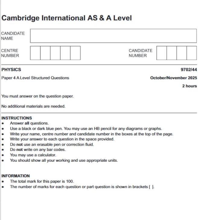 【免费领取】超全Alevel三大考试局真题(数物化生等) 第11张