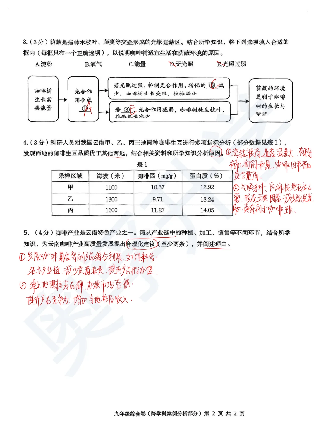全了!2026上海16区初三二模试卷&答案(全科) 第63张