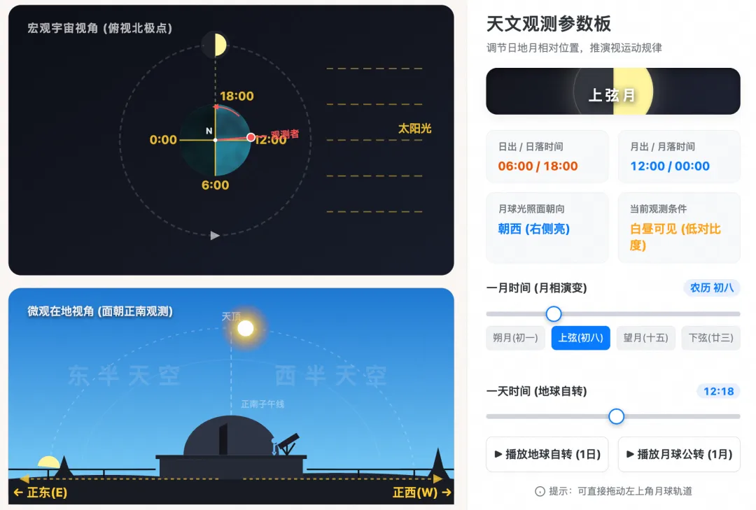 月相高考真题可视化,终结地理老师的教学难题 第7张