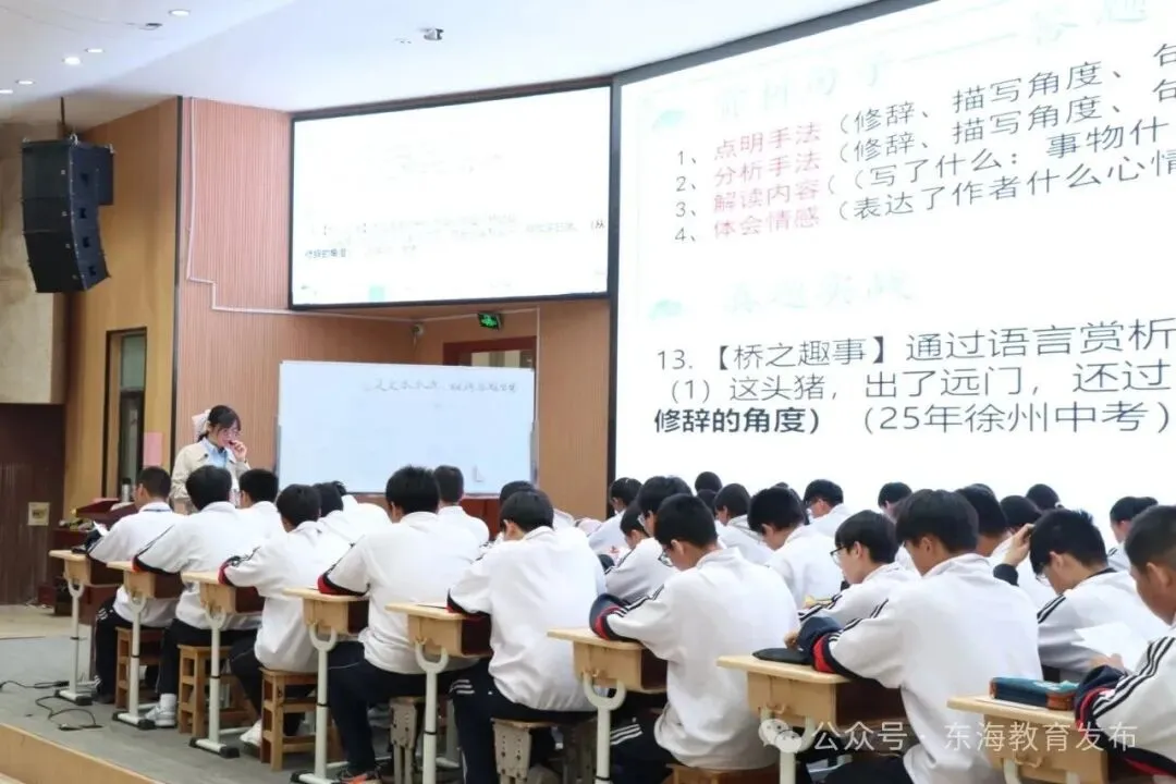 深耕备考明方向 以研赋能战中考|朱自清中学承办郝小安初中语文名师工作室复习专题研训 第7张