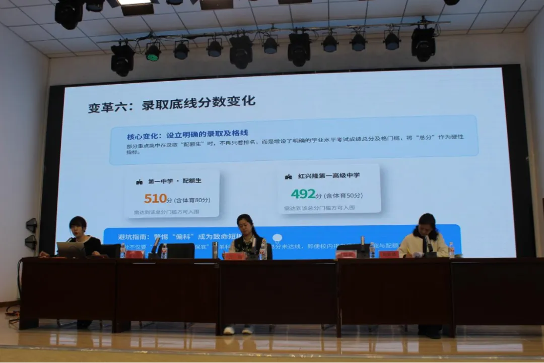 聚焦中考改革 明晰报考方向——第三十二中学中考政策解读专题家长会圆满召开 第30张