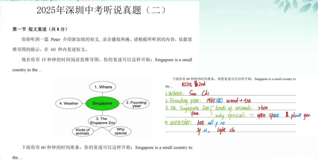 深圳中考英语听说部分:从丢分大户到满分,我是这样练的 第7张