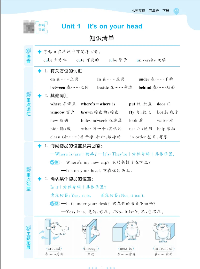 四年级下册英语全单元试卷+专项练习+知识清单-湘少版有答案解析 第3张
