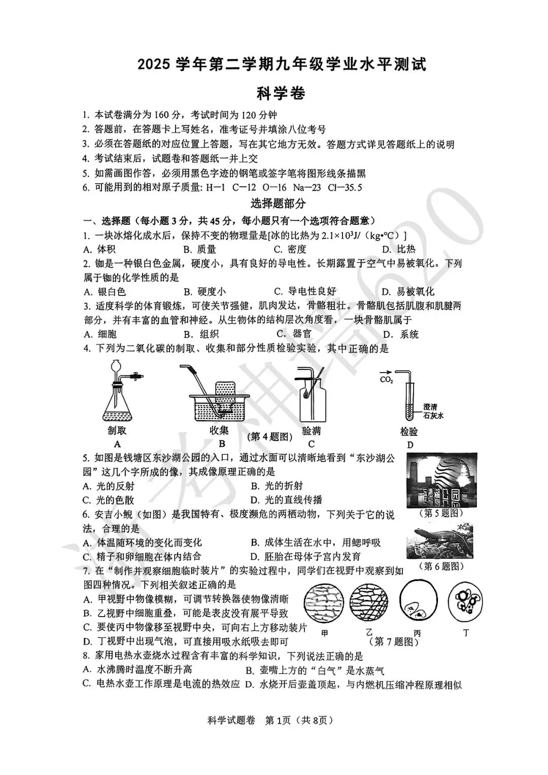 26模拟考|2026年杭州钱塘区、上城区、滨江区一模(部分试题合集) 第13张