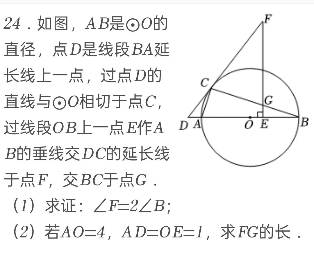 2025年四川省广元市中考数学试卷 第24张