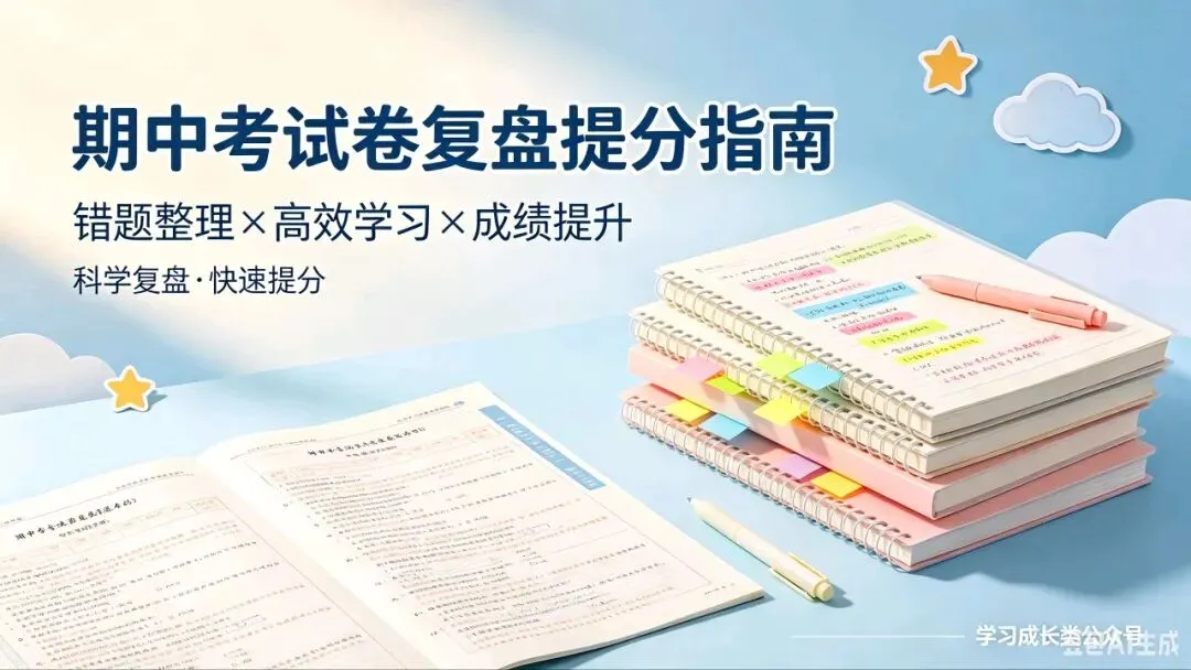 考完试卷别扔掉!这样复盘,下次成绩直线上升  第1张