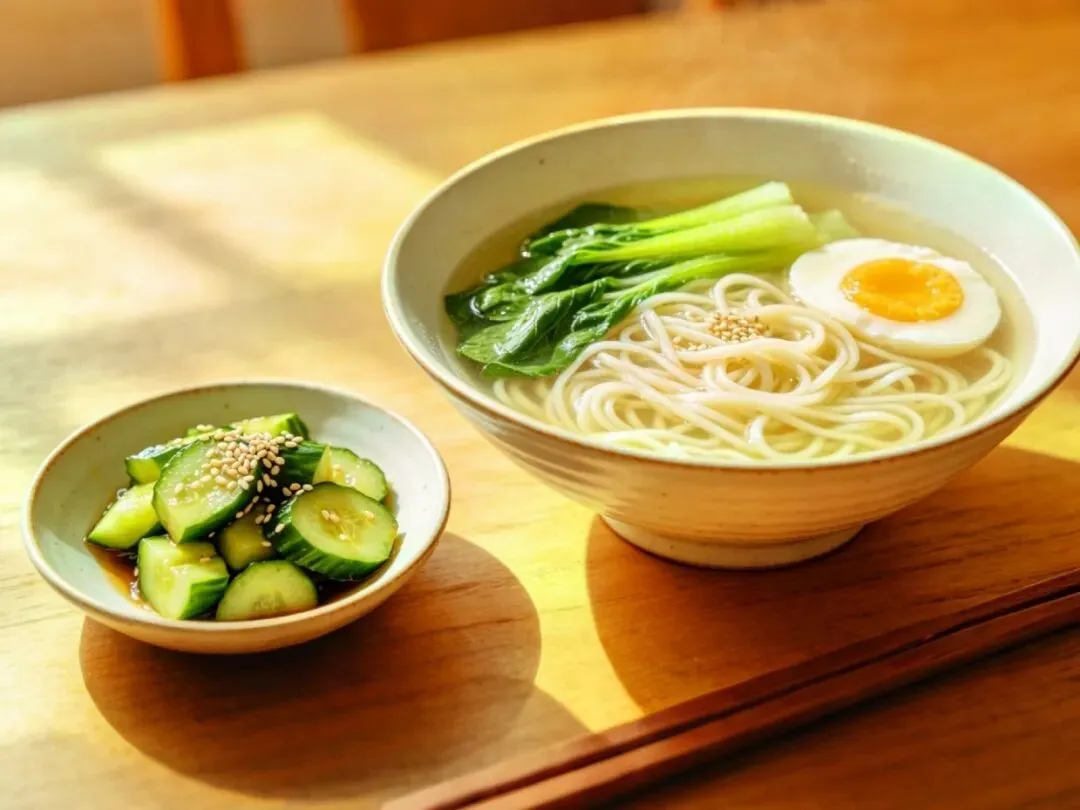 中考周四早餐|一碗清汤面,养出孩子心平气和好心态 第1张