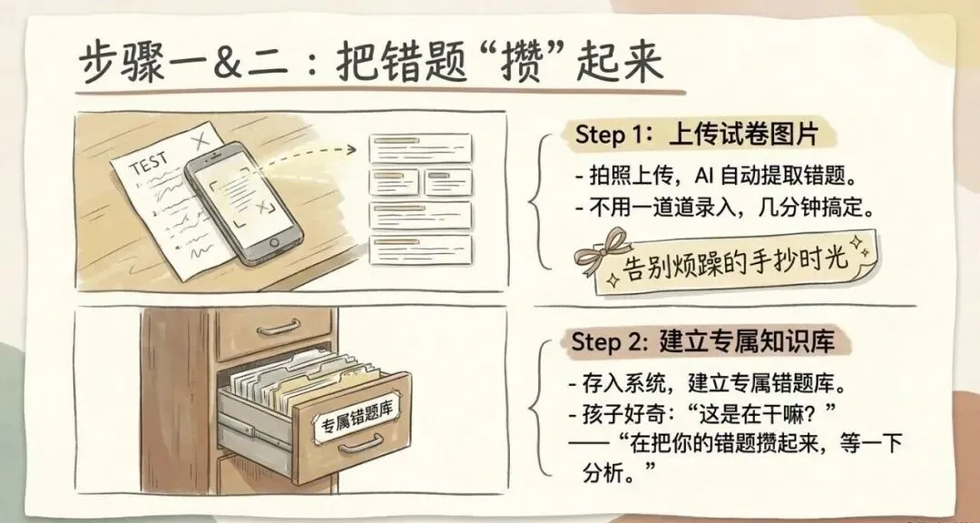 期中考没考好,我用 AI 帮孩子把错题“拆干净”了 第7张