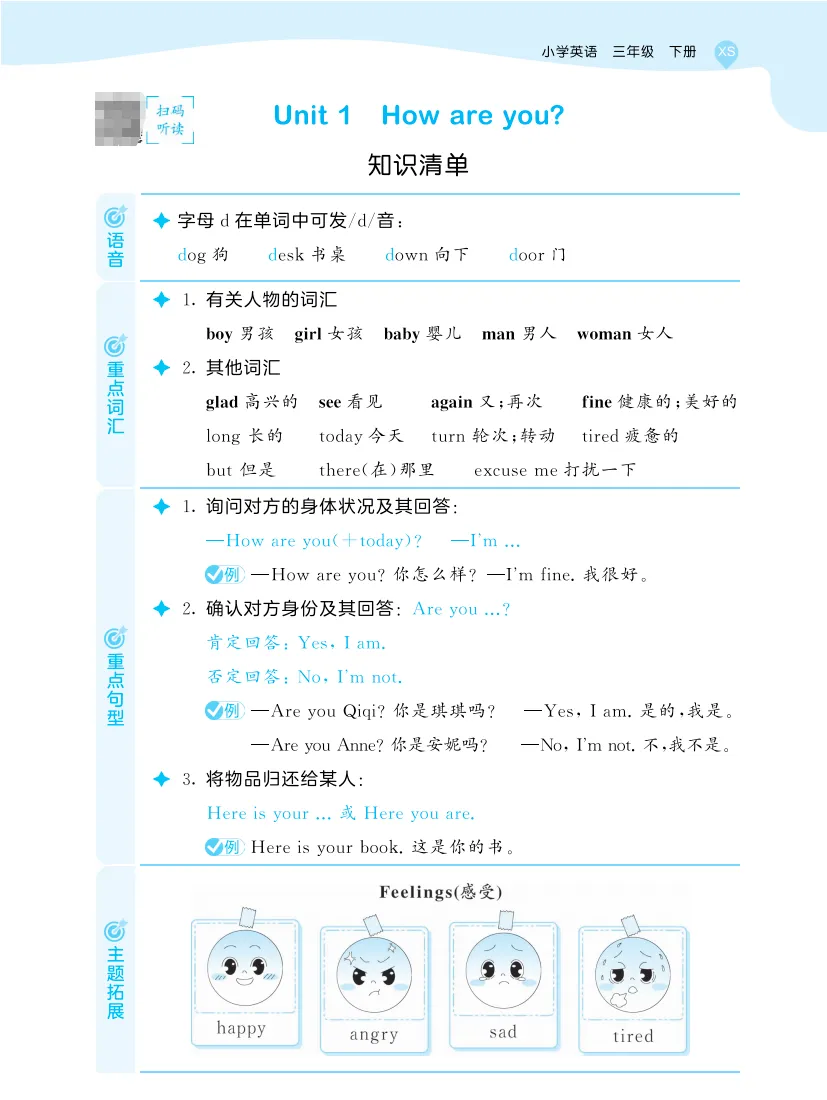 三年级下册英语全单元试卷+专项练习+知识清单-湘少版有答案解析 第3张