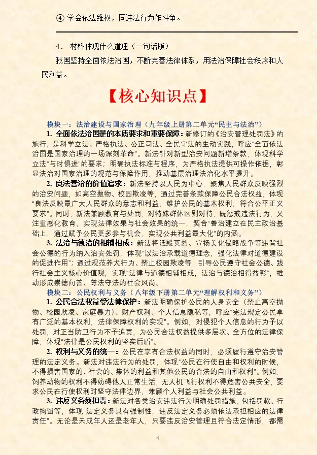 2026年中考道法时政热点专题押题预测17——第十二个国家宪法日 第74张