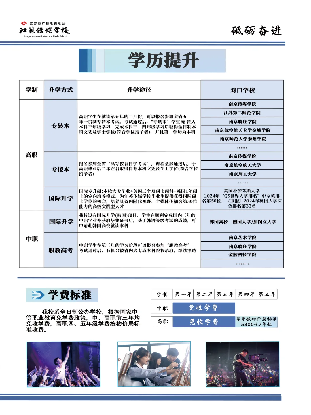 中考招生 | 2026年江苏传媒学校招生简章 第4张