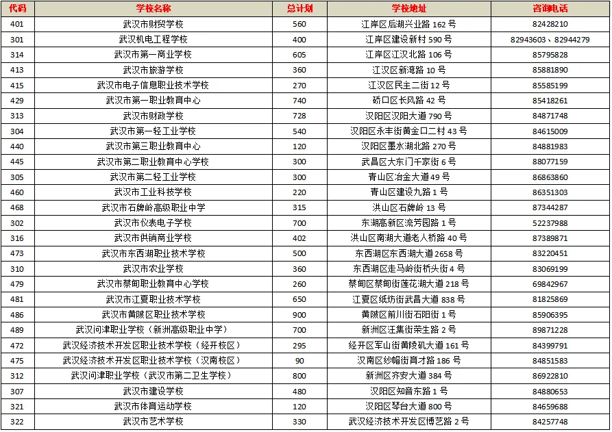 速存!2026武汉中考第四批志愿:综合高中·中职·特教·技校一文搞定 第2张