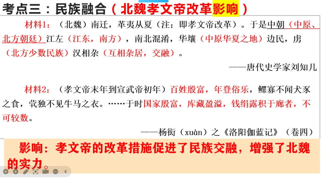 【第11期 ∙ 中考备考】大单元复习示范课 三国两晋南北朝:政权分立与民族交融 第46张