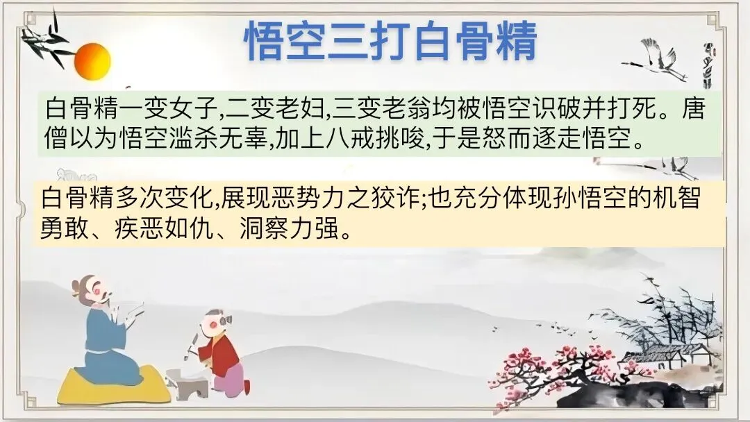 中考12部名著连读复习,这样上太清晰了 第5张