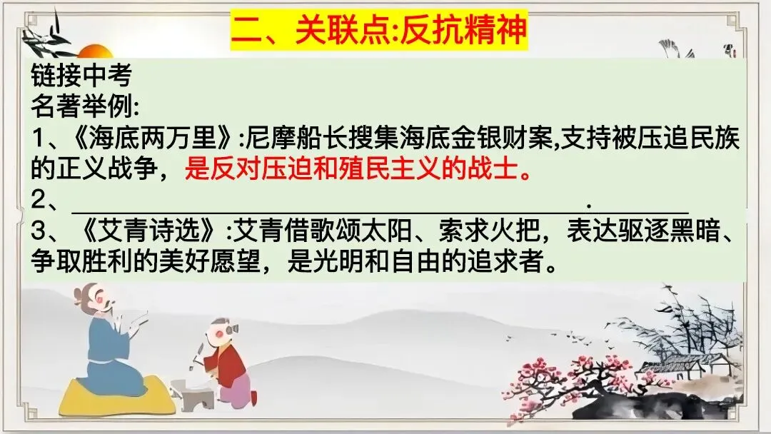 中考12部名著连读复习,这样上太清晰了 第10张