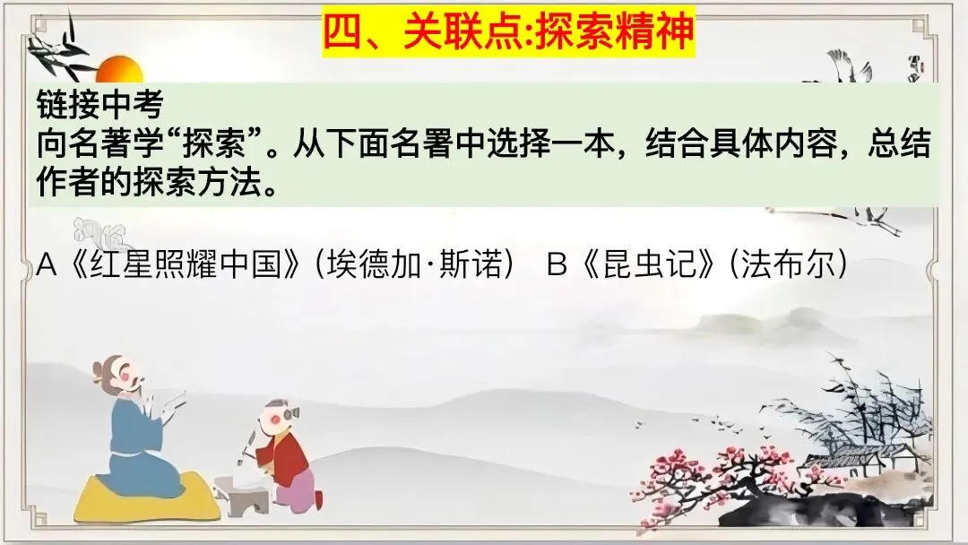 中考12部名著连读复习,这样上太清晰了 第19张