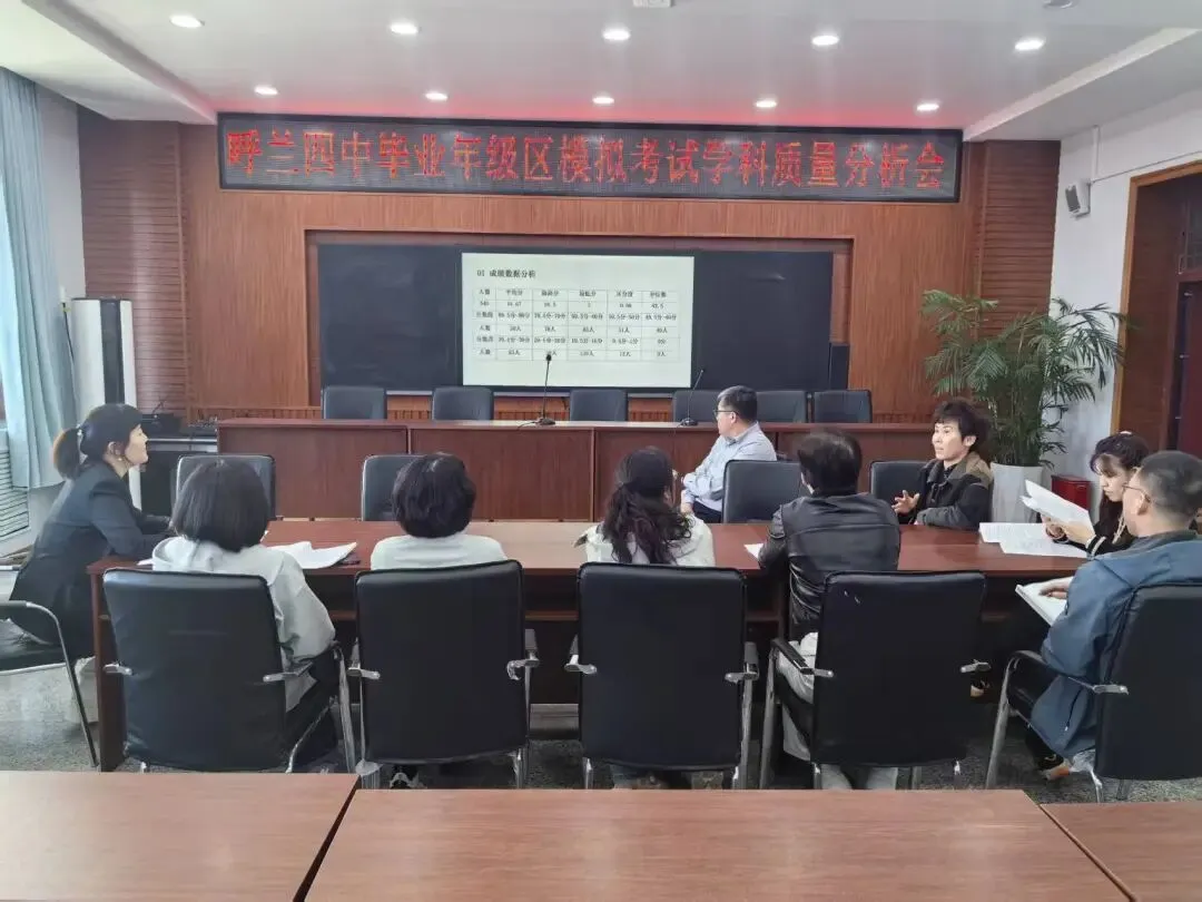 凝心聚力战中考 精准施策再起航——呼兰区第四中学校九年级区一模质量分析会顺利召开 第15张