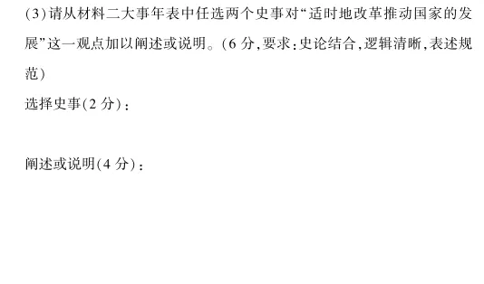 中考冲刺丨历史专项,分类练习3 第8张