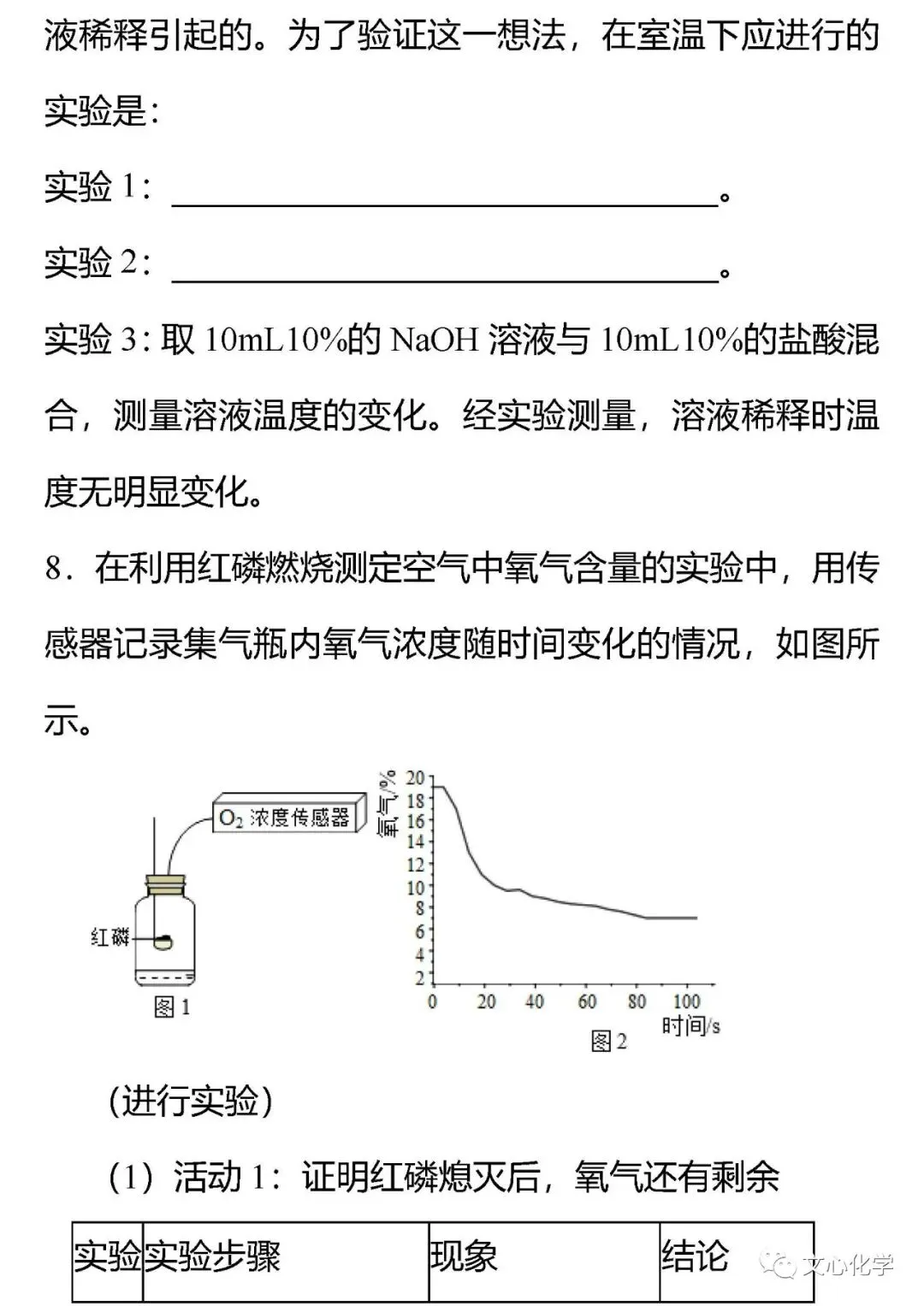 【中考专练】《利用数字化传感器实验及数据分析》专题精练(分享打印版) 第14张