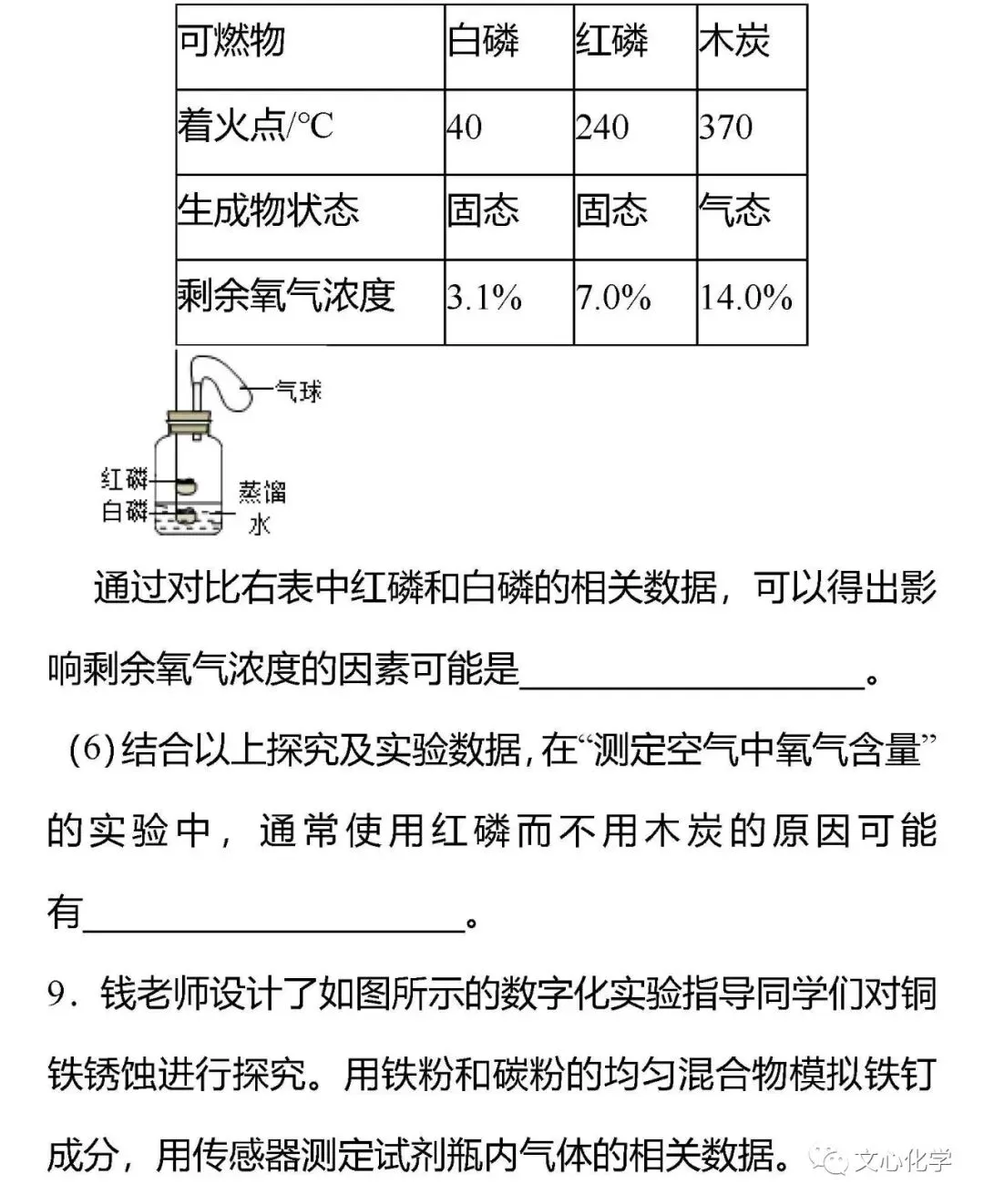 【中考专练】《利用数字化传感器实验及数据分析》专题精练(分享打印版) 第16张