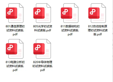 南京邮电大学自命题专业课真题资料介绍 第12张